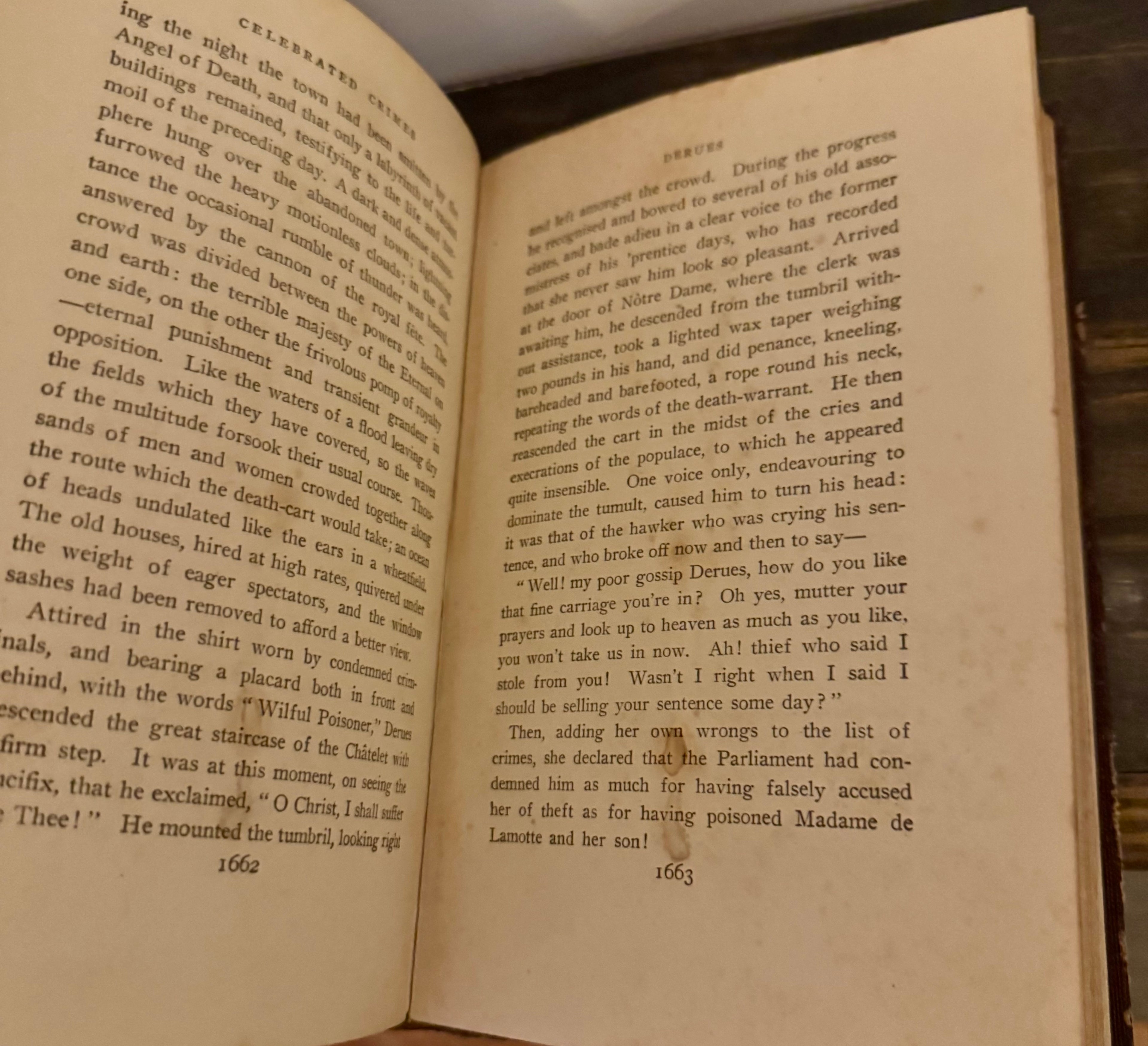 Alexandre Dumas – Celebrated Crimes: Derues & La Constantin | Volume V | Illustrated | P.F. Collier & Son