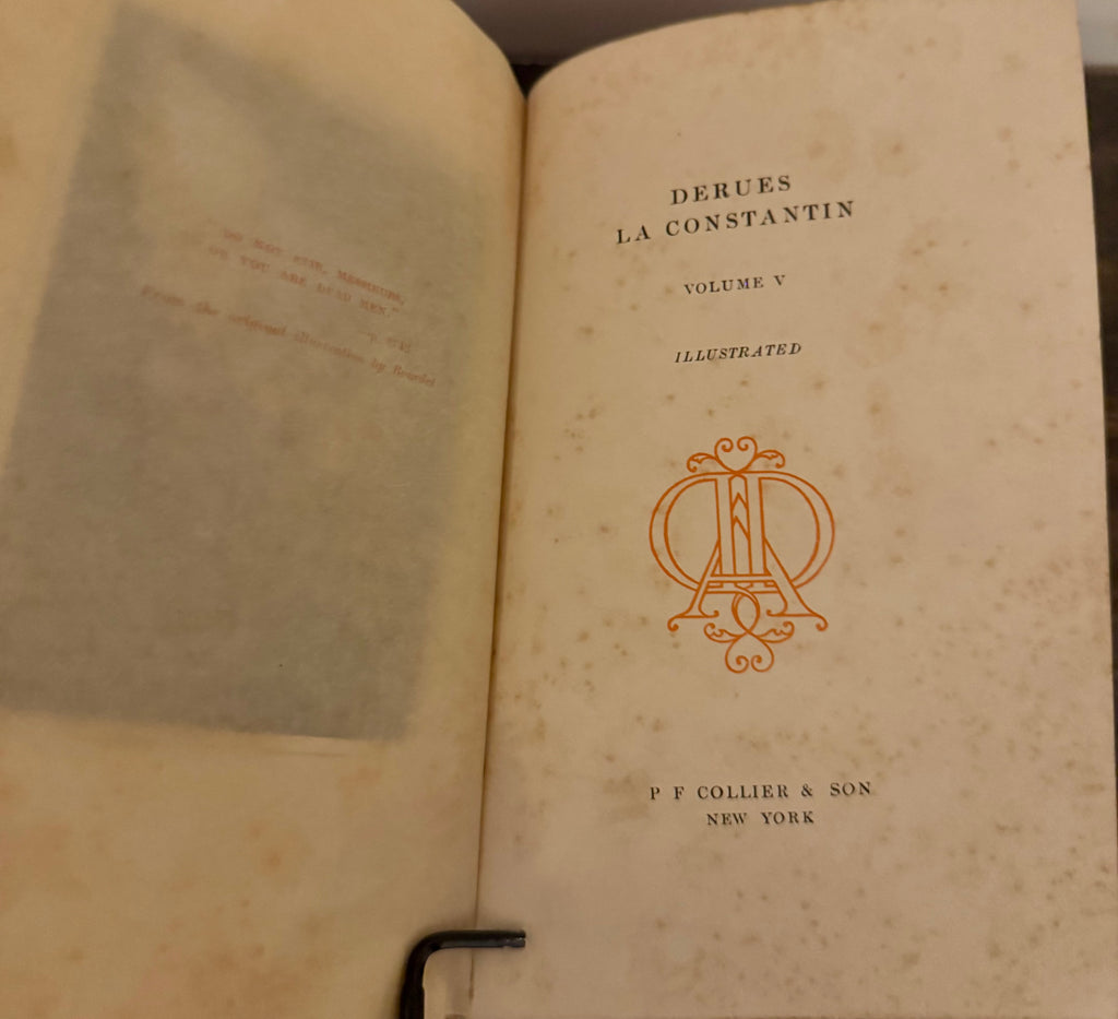 Alexandre Dumas – Celebrated Crimes: Derues & La Constantin | Volume V | Illustrated | P.F. Collier & Son