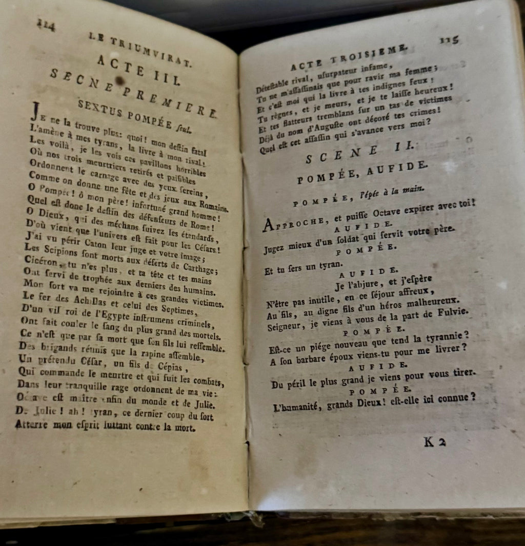 1791 Voltaire – Théâtre Complet, Tome V (Original French Edition, Paris)