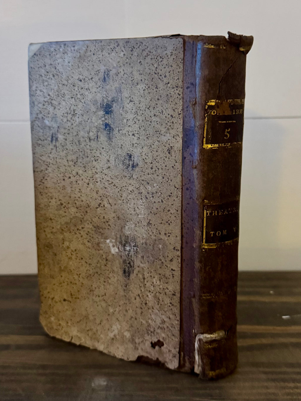 1791 Voltaire – Théâtre Complet, Tome V (Original French Edition, Paris)