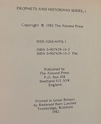 Semitic Magic: Its Origins and Development — R. Campbell Thompson (KTAV, 1971 Re