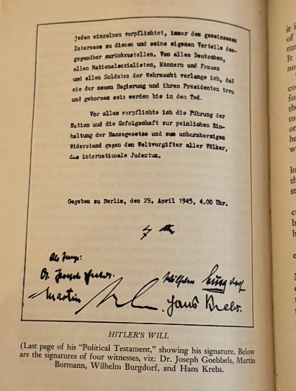 The Last Days of Hitler – H. R. Trevor-Roper (Macmillan, Hardcover)