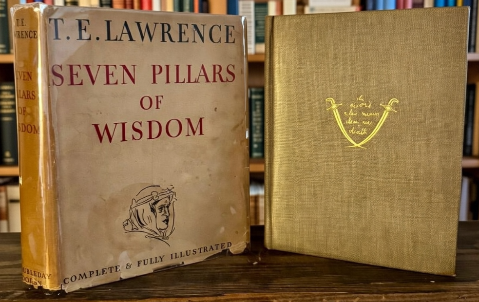 Seven Pillars of Wisdom – T. E. Lawrence (1935, Doubleday) – Illustrated Hardcov